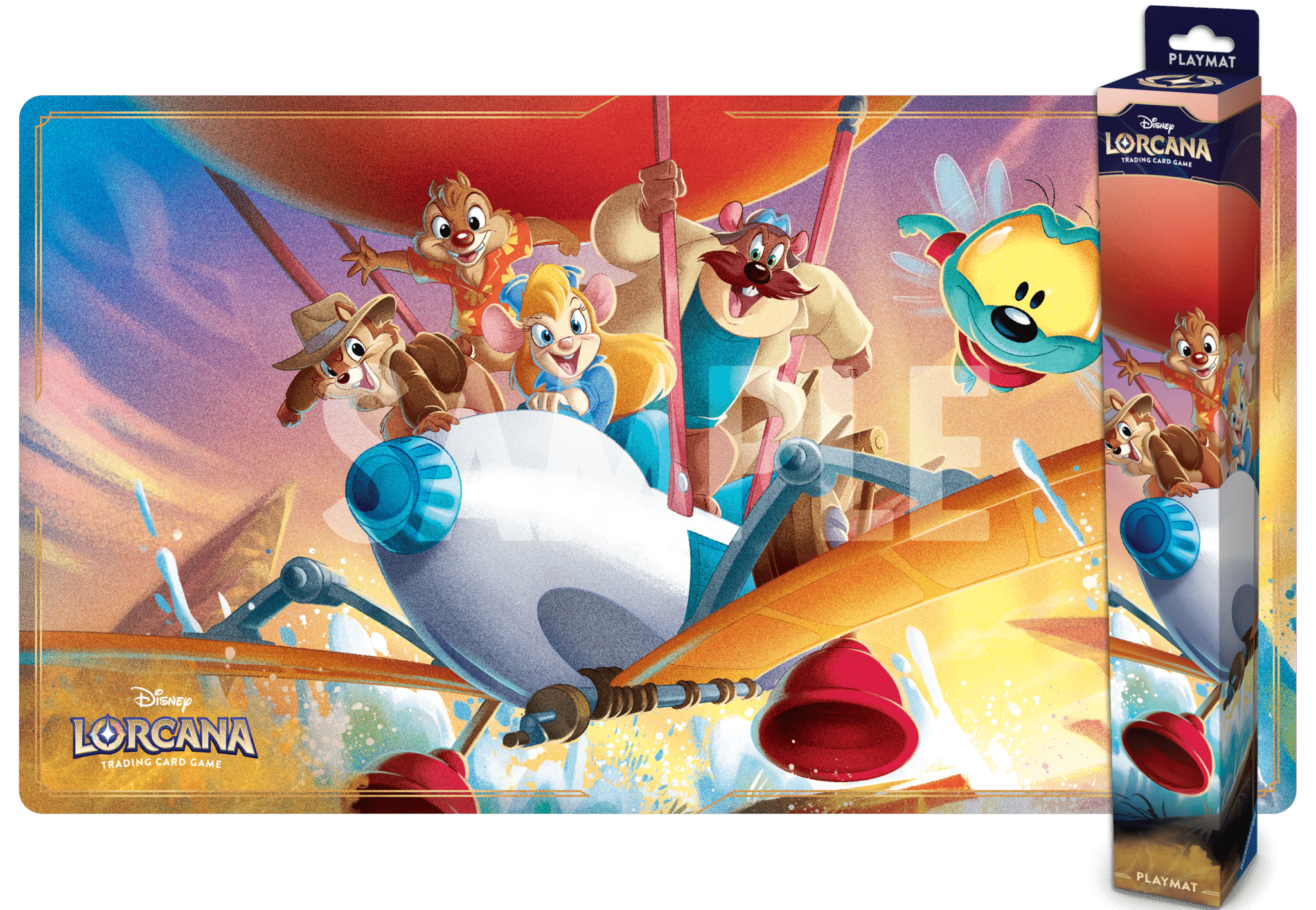 Disney Lorcana Reign of Jafar Rescue Rangers Playmat - A Muse N Games